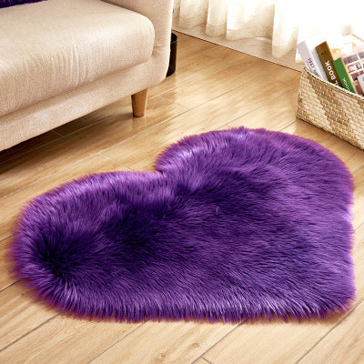 Tapis coeur tout doux - Décoration cocooning
