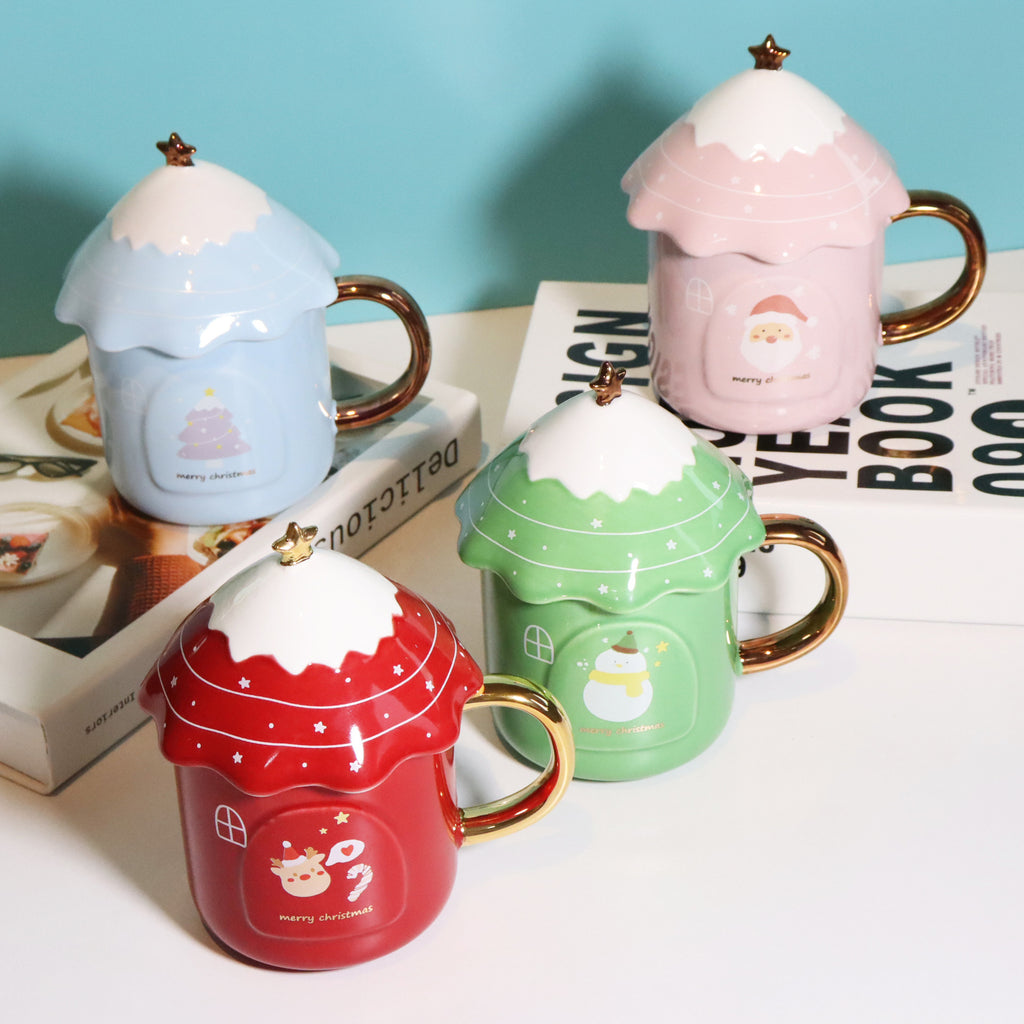 Quatre tasses de noël