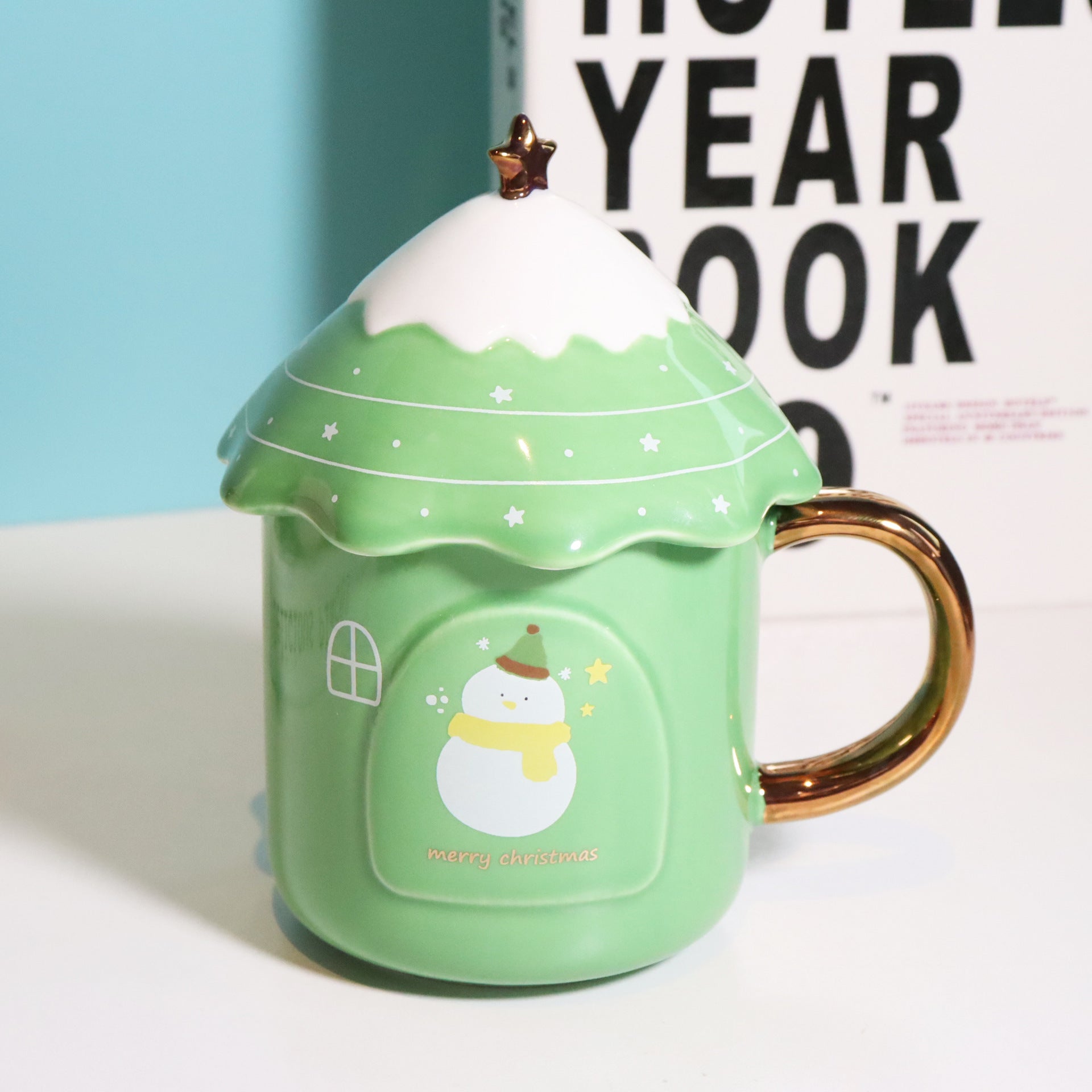 Tasse de noël verte