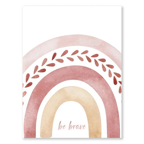 Affiche “Nuage de Rêves” – Poster Arc-en-Ciel Bohème Pastel