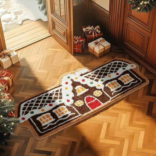 Tapis d’Entrée Noël – Doux, Cosy & Antidérapant
